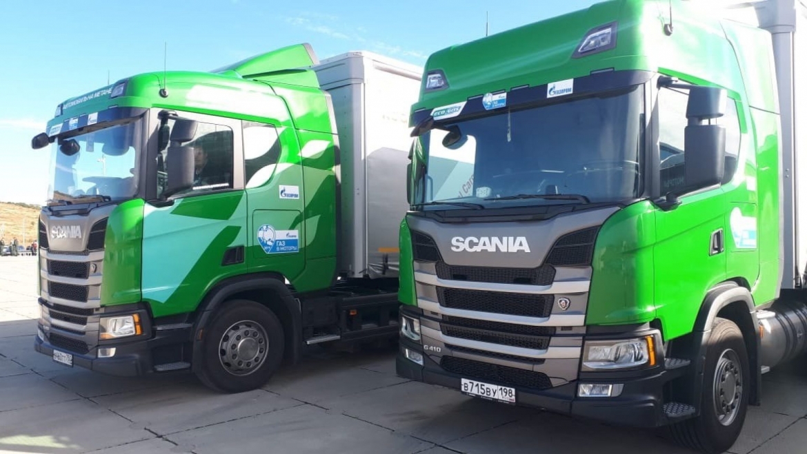 Scania поддержала международный автопробег «Голубой коридор – Газ в моторы 2019»